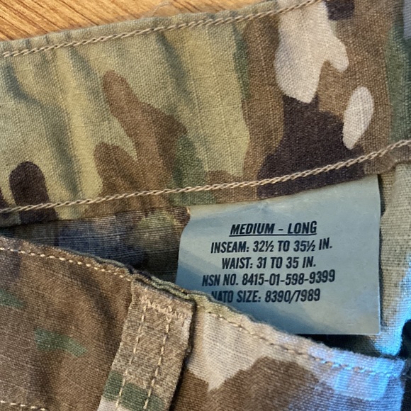 US Army OCP camouflage trouser. Medium-Long. Unisex. Flame resistant. - Picture 5 of 5